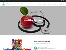 Allgo Remedies — E-Cybertech Client Project