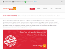 Bulk Accounts Shop — E-Cybertech Client Project