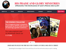 His Praise And Glory — International E-Cybertech Client