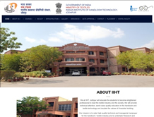 Inst. of Handloom Technology — E-Cybertech Client Project