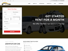 Jodhpur Car Cab — E-Cybertech Client Project