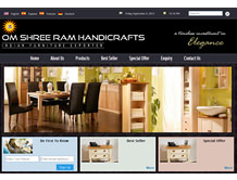Om Shree Ram Handicrafts — E-Cybertech Client Project