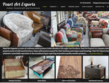Pearl Art Exports — E-Cybertech Client Project