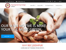 Raj Engineering College — E-Cybertech Client Project