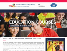 Rajasthan National College — E-Cybertech Client Project