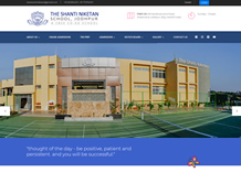 The Shanti Niketan School — E-Cybertech Client Project