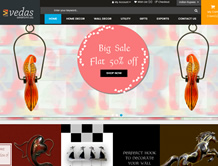 Vedas Exports — E-Cybertech Client Project